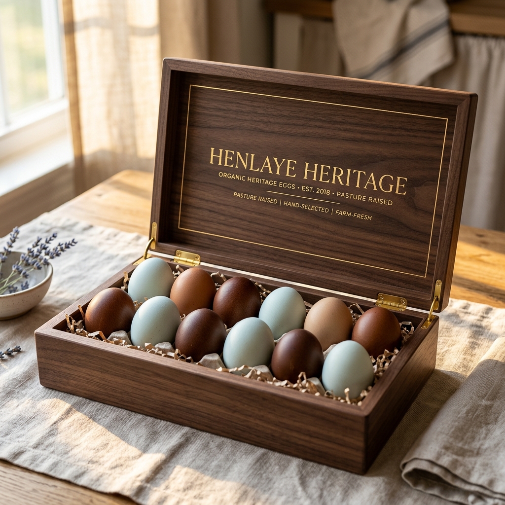 Premium organic hand-selected eggs